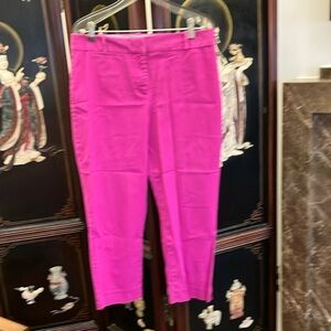 Talbots Curvy Cottom Fuchsia Pants